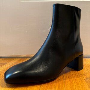 AEYDE BERLIN BLACK LEATHER ANKLE BOOTS